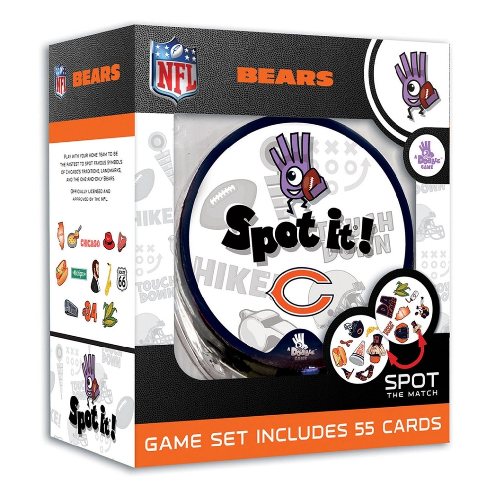 NIB Spot It! NFL Chicago Bears Edition